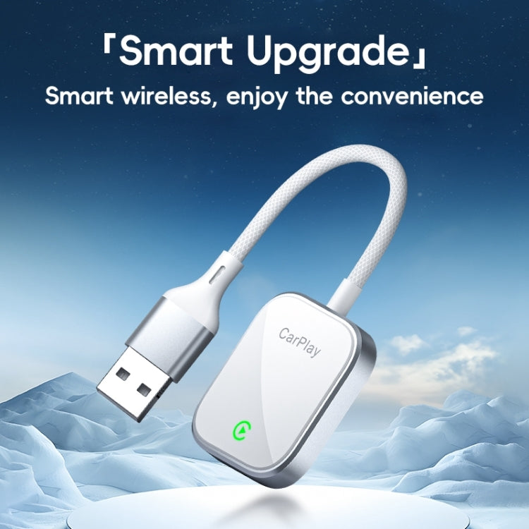 USB, USB-C / Type-C Dual Interface Wired to Wireless Car CarPlay Box Adapter for iPhone(Black) - free shipping - PMC Jewellery - Order now!