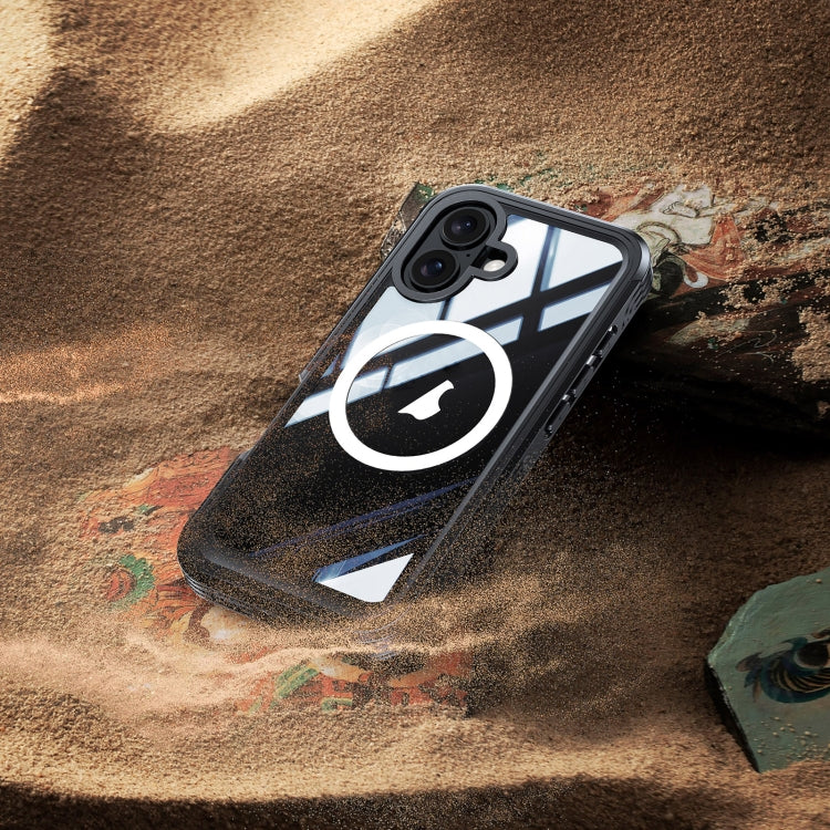 For iPhone 16 RedPepper Tempered Glass MagSafe Phone Case(Pink) - iPhone 16 Cases by RedPepper | Online Shopping South Africa | PMC Jewellery | Buy Now Pay Later Mobicred