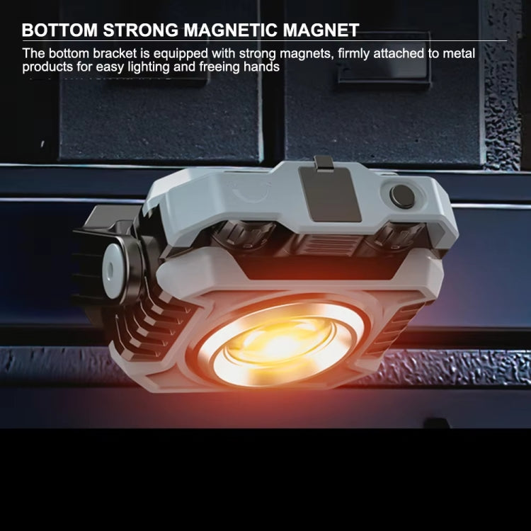 KXK-786 Multifunctional Floodlight Spotlight Outdoor Portable Working Light(Grey Black) - Floodlights by PMC Jewellery | Online Shopping South Africa | PMC Jewellery | Buy Now Pay Later Mobicred