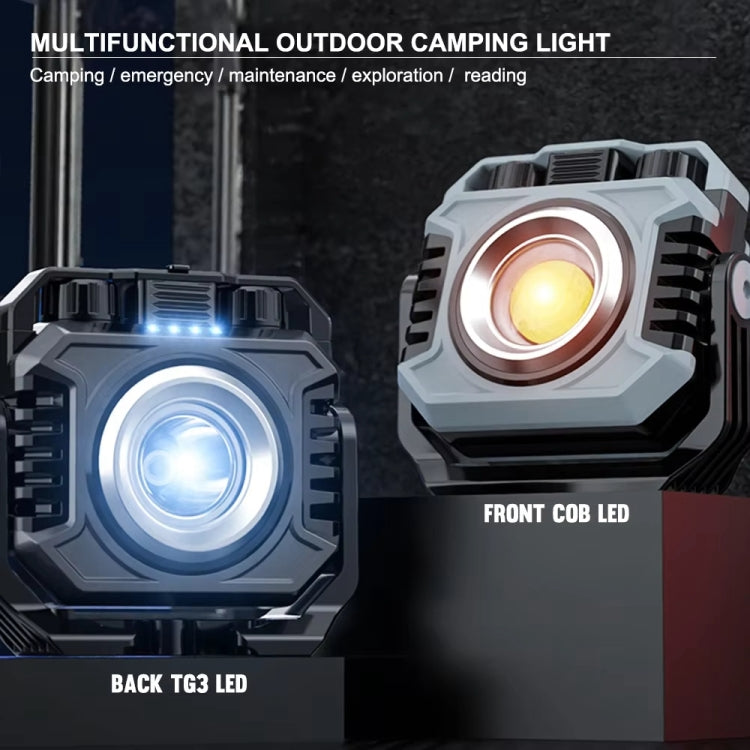 KXK-786 Multifunctional Floodlight Spotlight Outdoor Portable Working Light(Grey Black) - Floodlights by PMC Jewellery | Online Shopping South Africa | PMC Jewellery | Buy Now Pay Later Mobicred