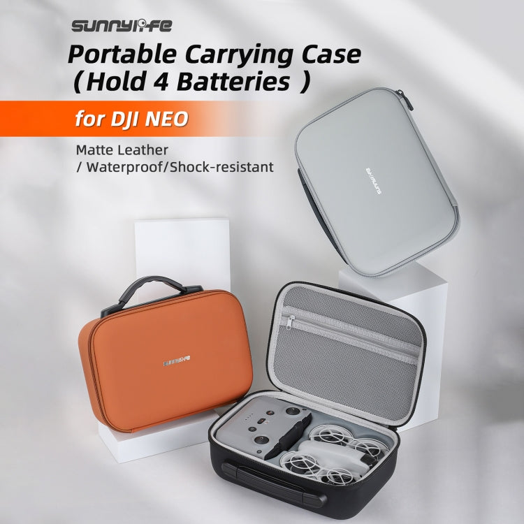 For DJI Neo Sunnylife Drone Batteries Kit Storage Case Box Suitcase(White) - free shipping - PMC TechLife - Order now!