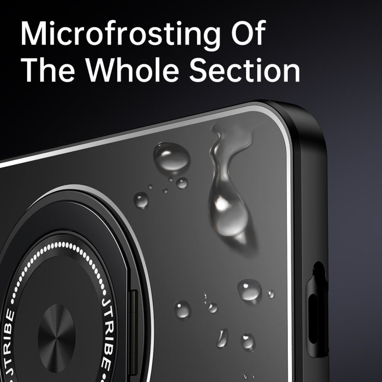 For Huawei Pura 70 Pro Rotating Holder Frosted Metal Phone Case(Titanium) - Huawei Cases by PMC Jewellery | Online Shopping South Africa | PMC Jewellery | Buy Now Pay Later Mobicred