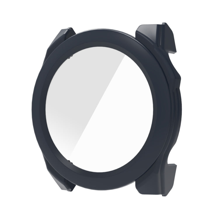 For Garmin Fenix 8 AMOLED 47mm Tempered Glass Film Integrated PC Watch Protective Case(Midnight Blue) - Watch Cases by PMC TechLife | Online Shopping South Africa | PMC TechLife | Buy Now Pay Later Mobicred