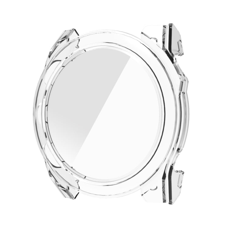 For Garmin Fenix 8 AMOLED 43mm Tempered Glass Film Integrated PC Watch Protective Case(Transparent) - Watch Cases by PMC TechLife | Online Shopping South Africa | PMC TechLife | Buy Now Pay Later Mobicred