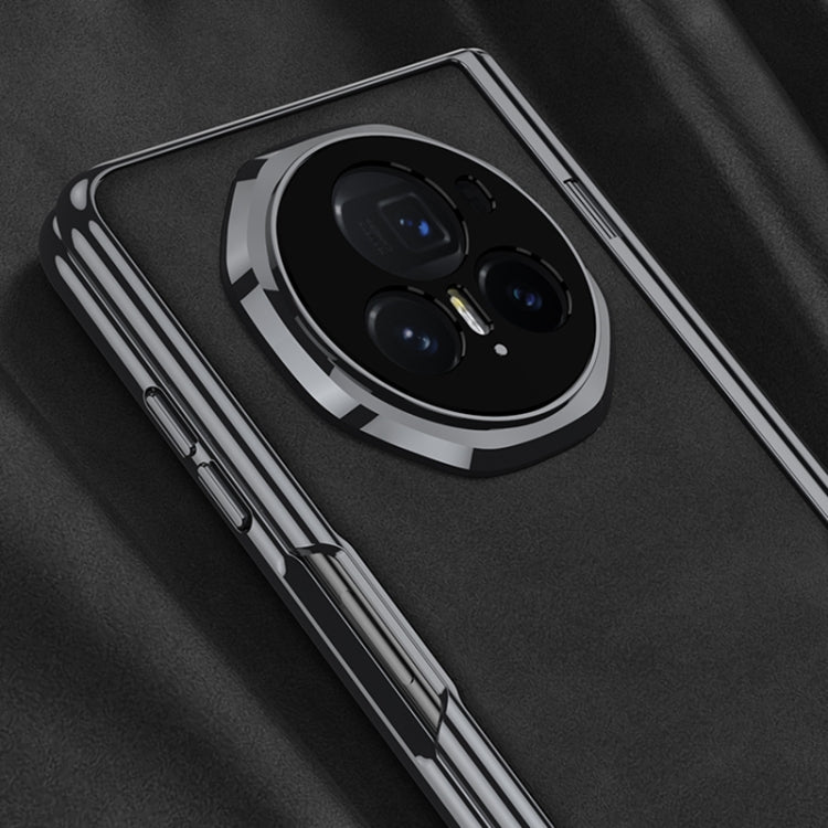 For Honor Magic V3 GKK Integrated Magnetic Fold Hinge Leather Shockproof Phone Case(Matte Gray) - free shipping - PMC Jewellery - Order now!