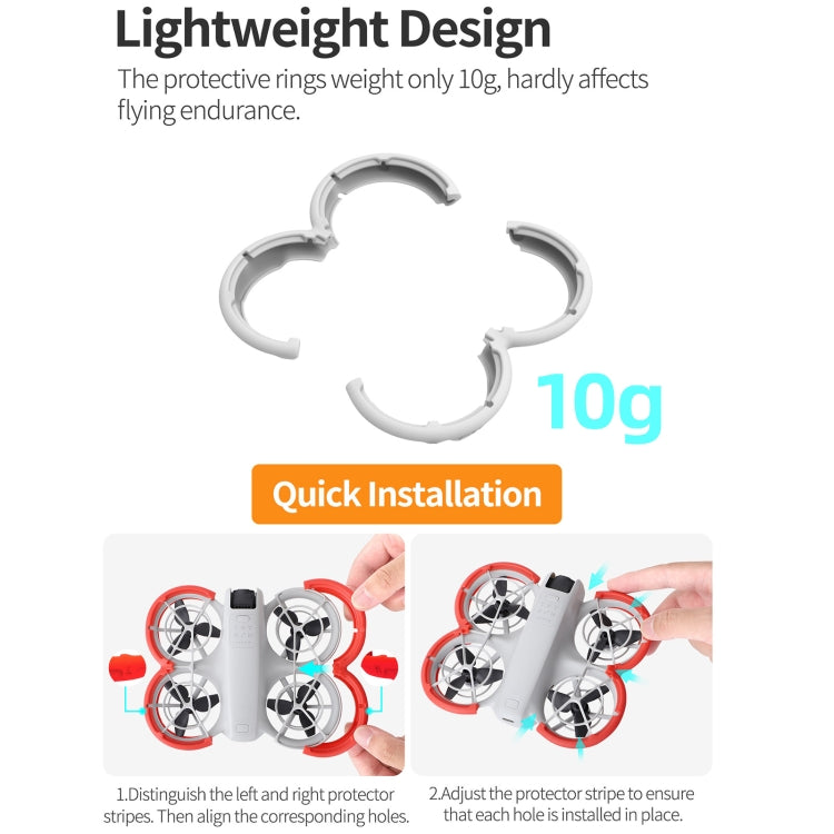 For DJI Neo Sunnylife Propeller Protective Guard Anti-collision Ring Cover(Red) - free shipping - PMC TechLife - Order now!