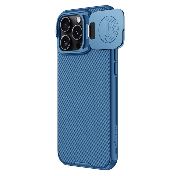 For iPhone 16 Pro NILLKIN CamShield Prop MagSafe Magnetic PC Phone Case(Blue) - free shipping - PMC Jewellery - Order now!