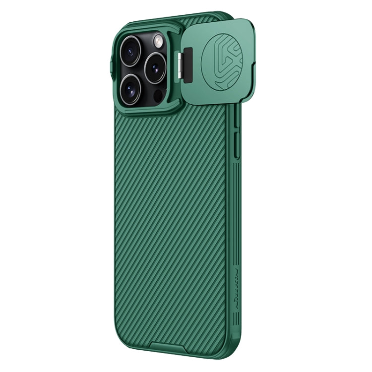 For iPhone 16 Pro Max NILLKIN Black Mirror Prop CD Texture Mirror Phone Case(Green) - free shipping - PMC Jewellery - Order now!