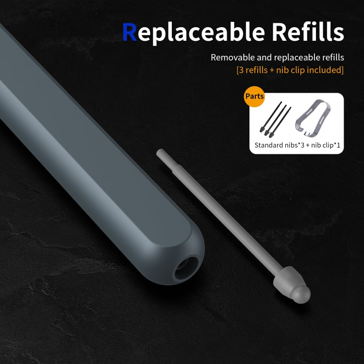 For Samsung Galaxy Z Fold6 / 5 / 4 / 3 Electromagnetic Stylus Pen with Pen Slot(Dark Grey) - Stylus Pen by PMC TechLife | Online Shopping South Africa | PMC TechLife | Buy Now Pay Later Mobicred