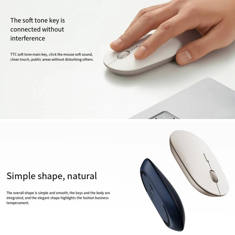Original Xiaomi XMBXSB01YM Bluetooth Dual Mode Silent Portable Mouse 3(Gold) - free shipping - PMC Jewellery - Order now!