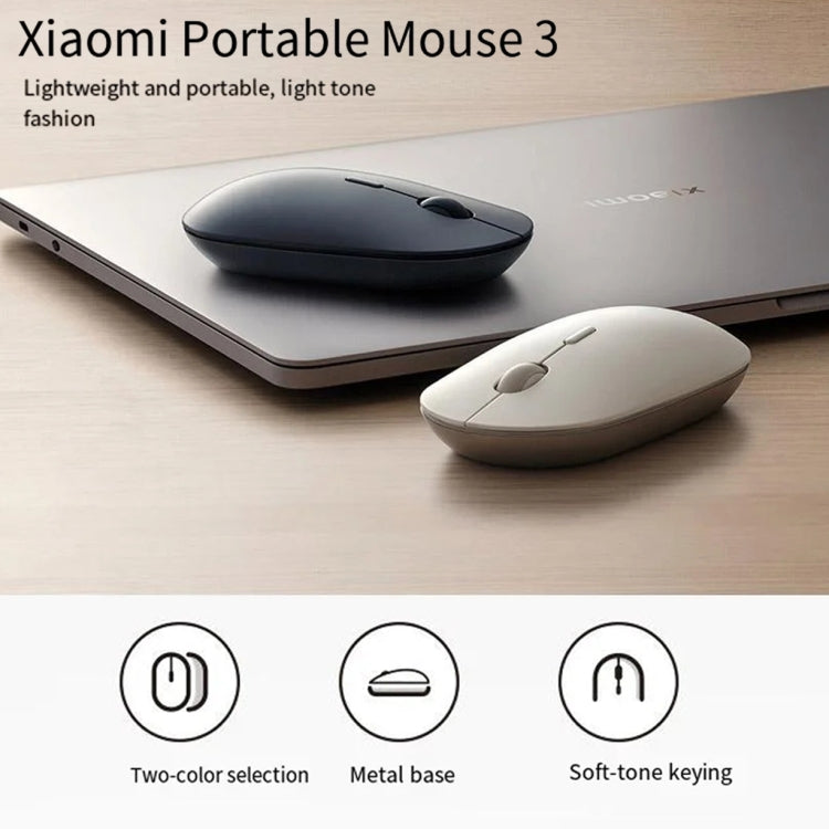 Original Xiaomi XMBXSB01YM Bluetooth Dual Mode Silent Portable Mouse 3(Gold) - free shipping - PMC Jewellery - Order now!