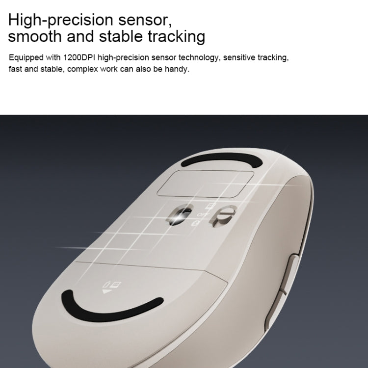 Original Xiaomi XMSMSB01YM 1200DPI Bluetooth Dual Mode Wireless Mouse 2(Beige) - free shipping - PMC Jewellery - Order now!