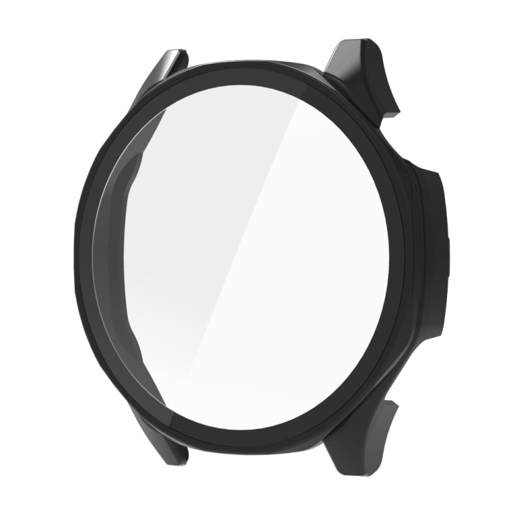 For Huawei Watch GT 5 46mm Tempered Glass Film Integrated PC Watch Protective Case(Black) - Watch Cases by PMC TechLife | Online Shopping South Africa | PMC TechLife | Buy Now Pay Later Mobicred