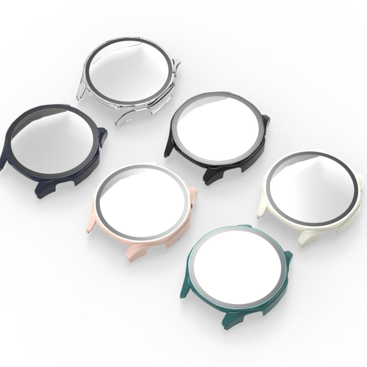 For Huawei Watch GT 5 46mm Tempered Glass Film Integrated PC Watch Protective Case(Green) - Watch Cases by PMC TechLife | Online Shopping South Africa | PMC TechLife | Buy Now Pay Later Mobicred