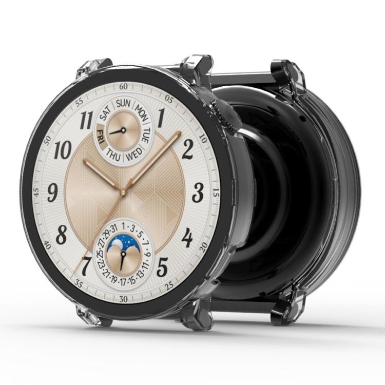 For Huawei Watch GT 5 41mm Tempered Glass Film Integrated PC Watch Protective Case(Black) - Watch Cases by PMC TechLife | Online Shopping South Africa | PMC TechLife | Buy Now Pay Later Mobicred