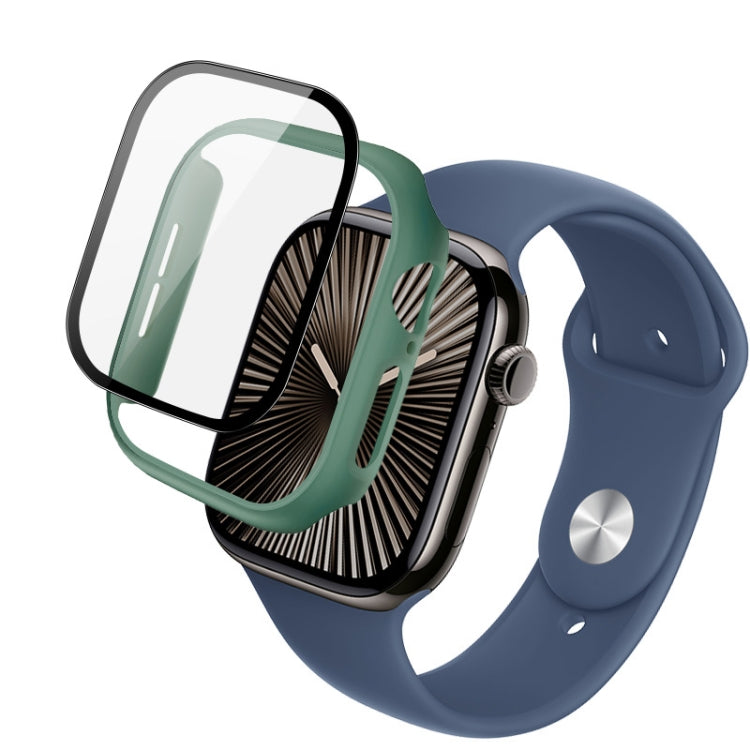 For Apple Watch Series 10 42mm imak Integrated Watch Case with Film(Green) - free shipping - PMc TechLife - Order now!