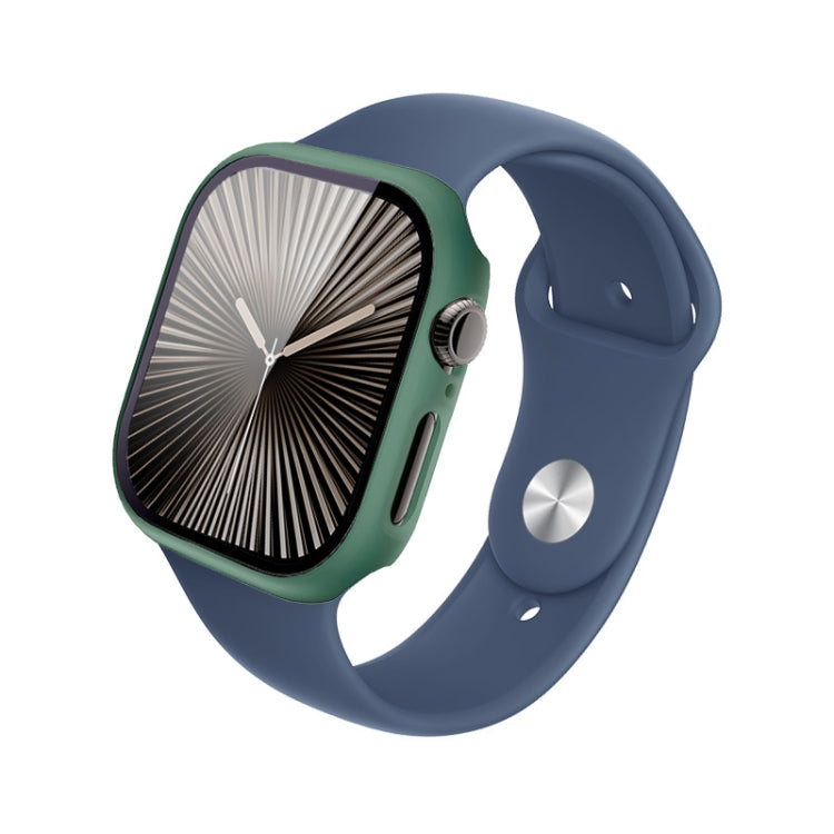 For Apple Watch Series 10 42mm imak Integrated Watch Case with Film(Green) - free shipping - PMc TechLife - Order now!