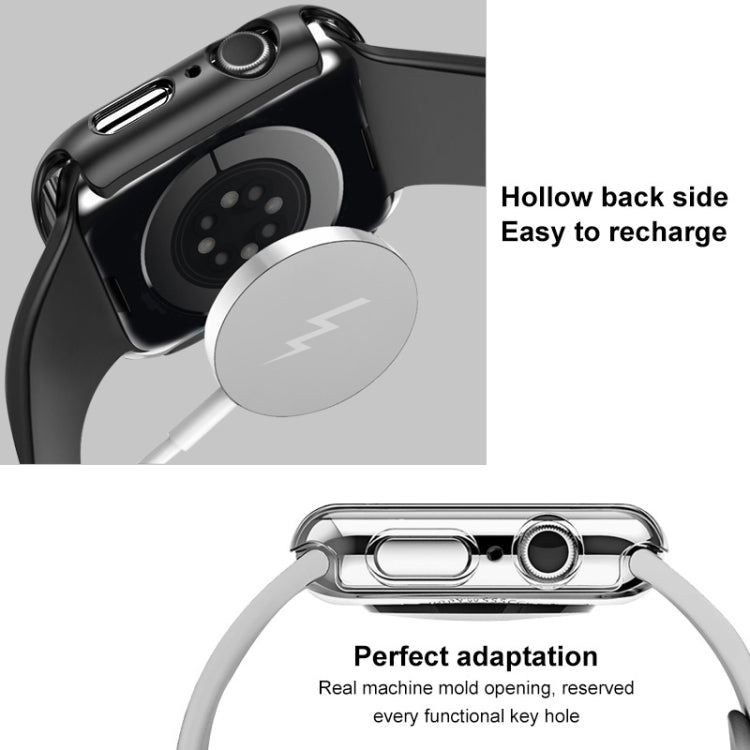 For Apple Watch Series 10 42mm imak Integrated Watch Case with Film(Black) - free shipping - PMc TechLife - Order now!