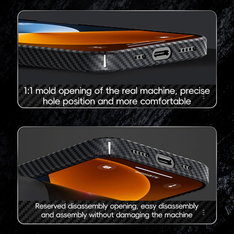 For iPhone 16 Pro Benks Classic Kevlar 600D Fiber MagSafe Phone Case(Black) - free shipping - PMC Jewellery - Order now!