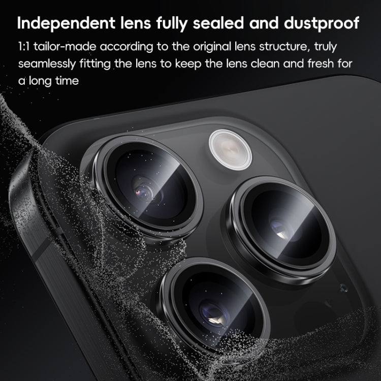 For iPhone 16 Pro Max Benks King Kong Series Corning Single Metal Lens Protective Film(Black) - free shipping - PMC Jewellery - Order now!