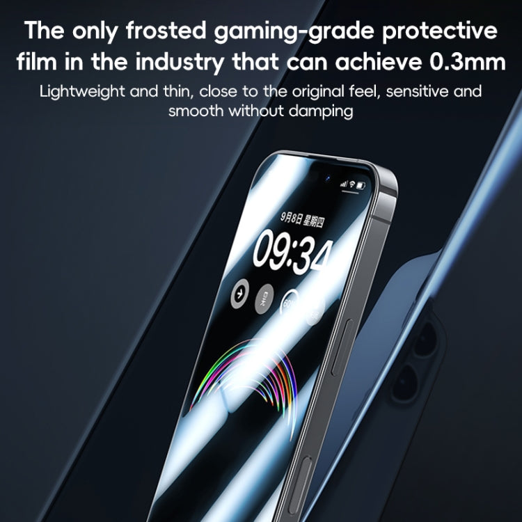 For iPhone 16 Benks Ice Sense Gaming Frosted Tempered Glass Film - free shipping - PMC Jewellery - Order now!