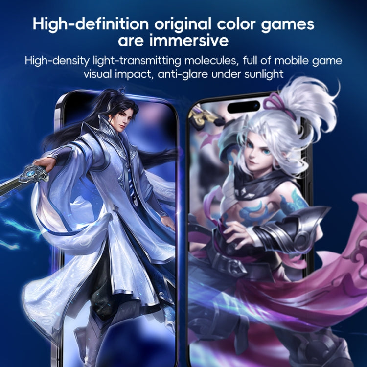 For iPhone 16 Benks Ice Sense Gaming Frosted Tempered Glass Film - free shipping - PMC Jewellery - Order now!