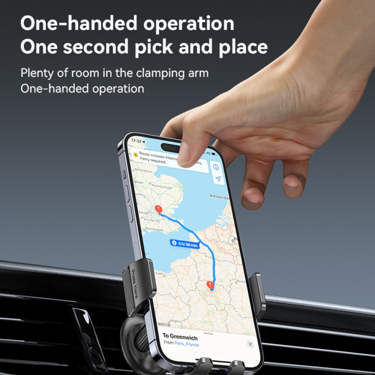 Yesido C251 Car Air Outlet Gravity Clamp Mobile Phone Holder(Black) - Universal Car Holders by Yesido | Online Shopping South Africa | PMC Jewellery | Buy Now Pay Later Mobicred