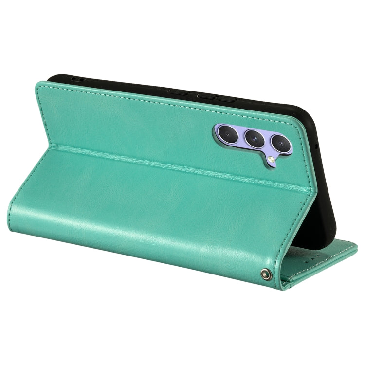For Samsung Galaxy S25+ 5G Simple 6-Card Wallet Leather Phone Case(Green) - Galaxy S25+ 5G Cases by PMC TechLife | Online Shopping South Africa | PMC TechLife | Buy Now Pay Later Mobicred