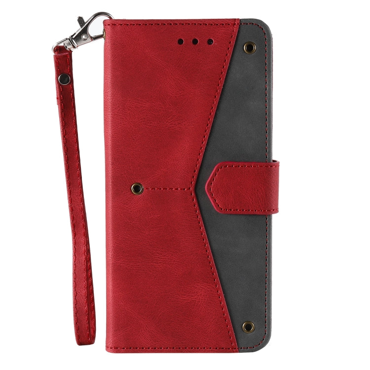 For Samsung Galaxy S25 Ultra 5G Nail Skin Feel Stitching Calf Texture Leather Phone Case(Red) - Galaxy S25 Ultra 5G Cases by PMC TechLife | Online Shopping South Africa | PMC TechLife | Buy Now Pay Later Mobicred
