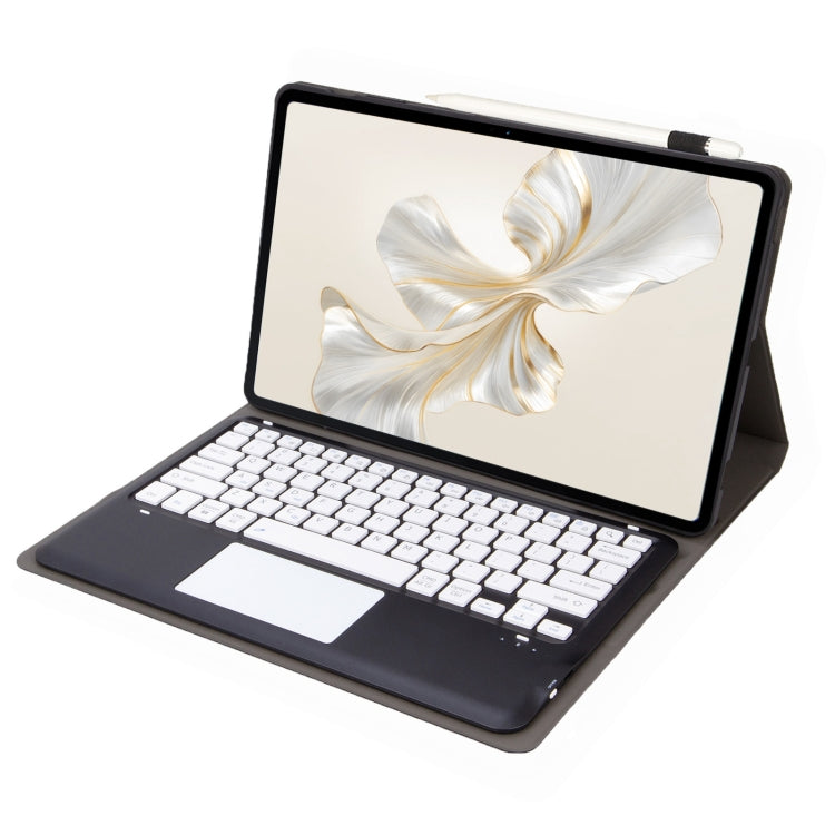 For Huawei MatePad Pro 12.2 Ultra-thin Detachable Bluetooth Keyboard Leather Tablet Case with Touchpad(Black White) - Huawei Keyboard by PMC Jewellery | Online Shopping South Africa | PMC Jewellery | Buy Now Pay Later Mobicred