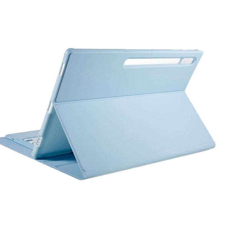 For Samsung Galaxy Tab S10 Ultra A910B Pen Slot Detachable Bluetooth Keyboard Leather Tablet Case(Sky Blue) - Samsung Keyboard by PMC Jewellery | Online Shopping South Africa | PMC Jewellery | Buy Now Pay Later Mobicred