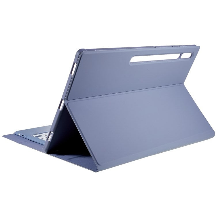 For Samsung Galaxy Tab S10 Ultra A910B Pen Slot Detachable Bluetooth Keyboard Leather Tablet Case(Purple) - free shipping - PMC Jewellery - Order now!