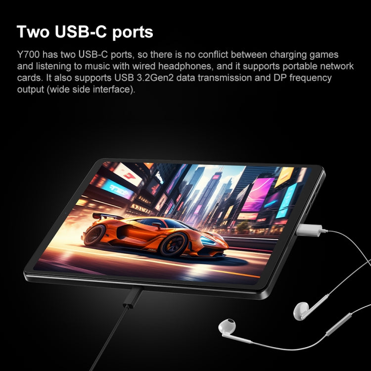 Lenovo LEGION Y700 2025 8.8 inch WiFi Gaming Tablet, 16GB+512GB, Android 14, Qualcomm Snapdragon 8 Gen3 Octa Core(White) - free shipping - PMc TechLife - Order now!