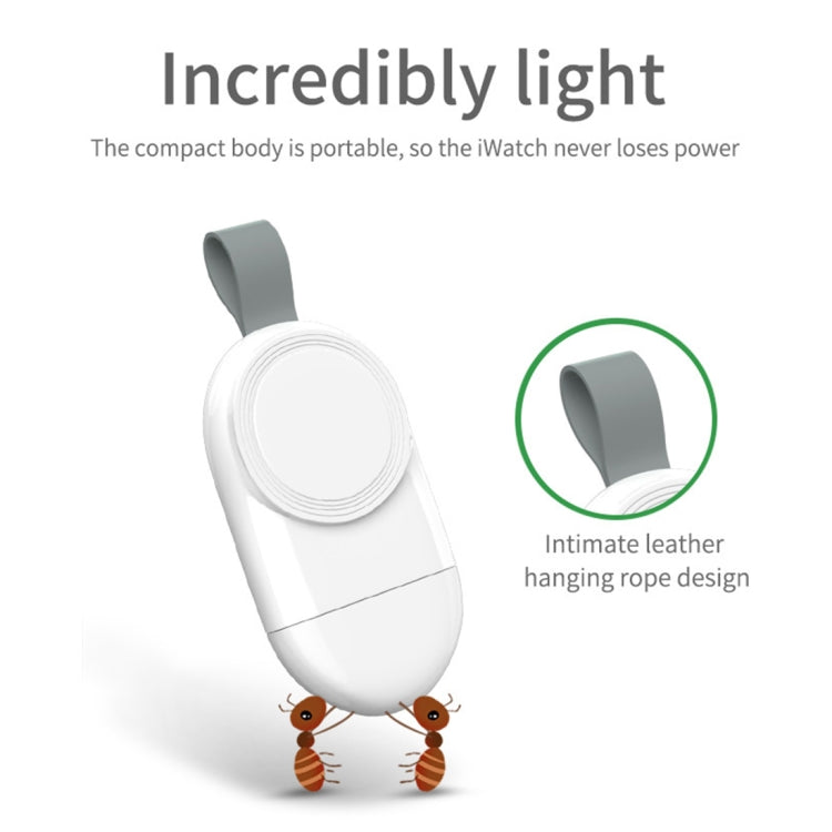 For Apple Watch Series 847 Magnetic Wireless Charger(White) - Charger / Holder by PMC TechLife | Online Shopping South Africa | PMC TechLife | Buy Now Pay Later Mobicred