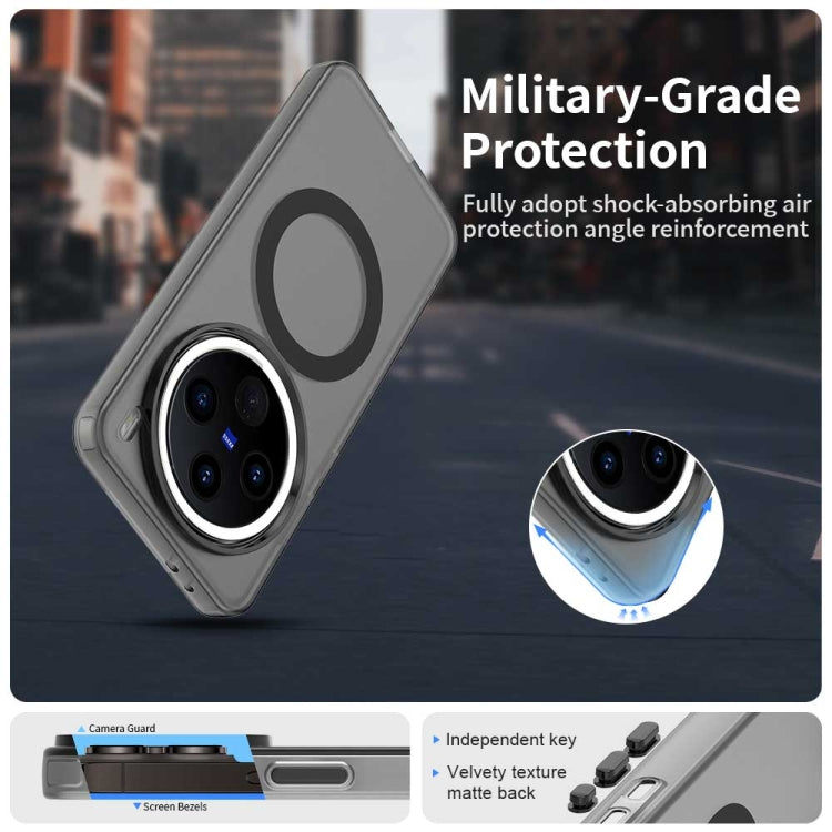 For vivo X200 Pro mini Candy Magsafe PC Hybrid TPU Phone Case(Black) - free shipping - PMC Jewellery - Order now!