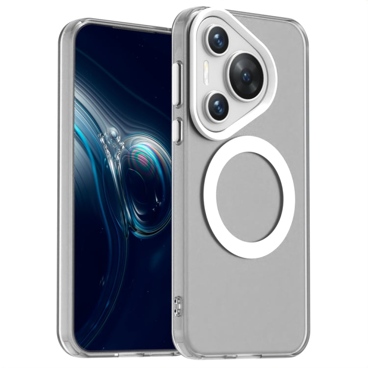 For Huawei Pura 70 Pro Candy Magsafe PC Hybrid TPU Phone Case(White) - free shipping - PMC Jewellery - Order now!