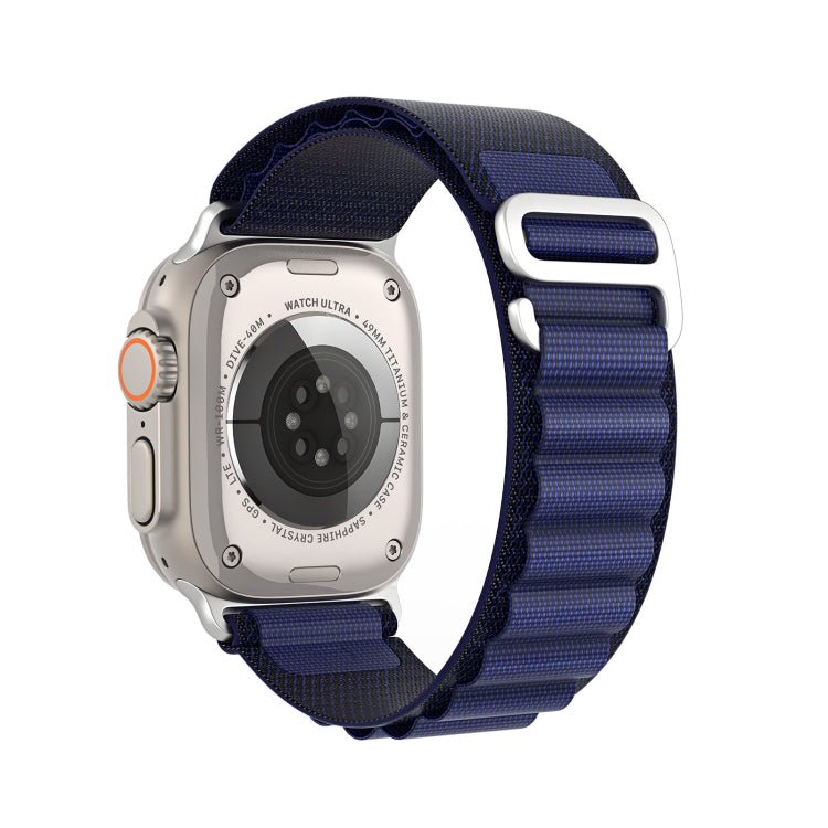 For Apple Watch 46mm / 49mm / 45mm / 44mm DUX DUCIS GS Series Nylon Loop Watch Band(Navy Blue) - free shipping - PMc TechLife - Order now!