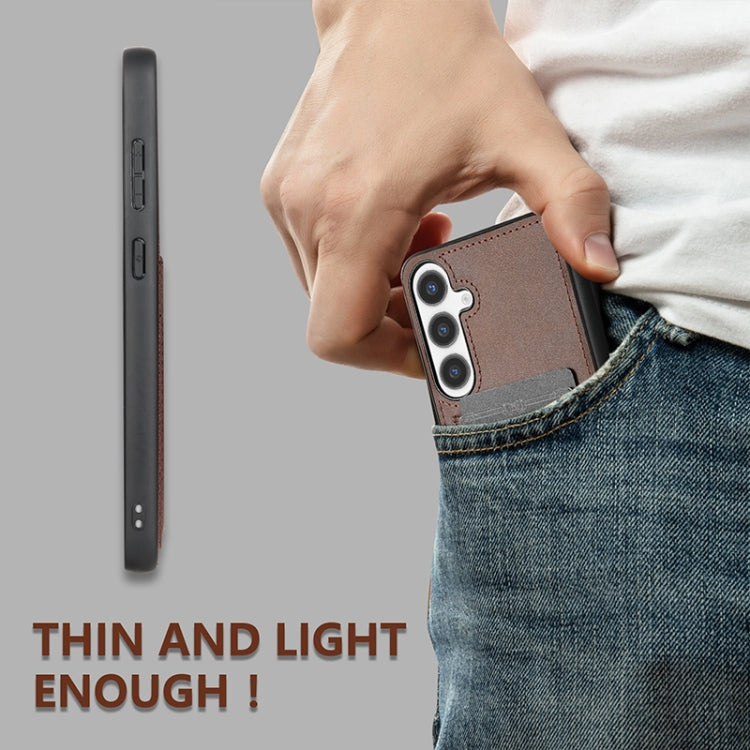 For Samsung Galaxy S24+ 5G AZNS K1 Series Card Slot Business Phone Case(Blue) - free shipping - PMC Jewellery - Order now!