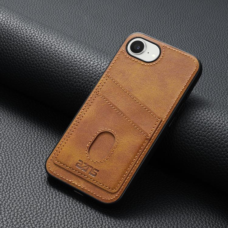 For iPhone 16e AZNS K1 Series Card Slot Business Phone Case(Yellow) - free shipping - PMc TechLife - Order now!