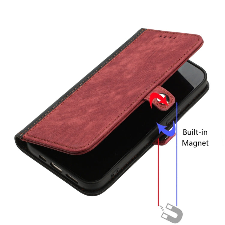 For Samsung Galaxy S25 5G Side Buckle Double Fold Hand Strap Leather Phone Case(Red) - Galaxy S25 5G Cases by PMC Jewellery | Online Shopping South Africa | PMC Jewellery | Buy Now Pay Later Mobicred