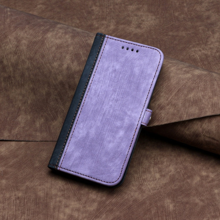 For Samsung Galaxy S25 Ultra 5G Side Buckle Double Fold Hand Strap Leather Phone Case(Purple) - Galaxy S25 Ultra 5G Cases by PMC TechLife | Online Shopping South Africa | PMC TechLife | Buy Now Pay Later Mobicred