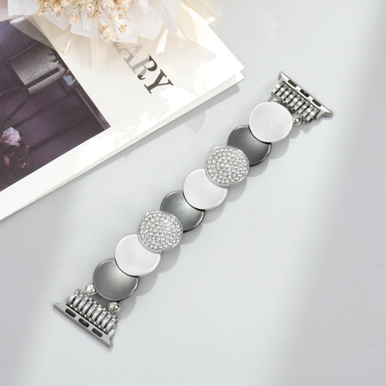 For Apple Watch 42mm / 41mm / 40mm / 38mm Alloy Chain Metal Watch Band(Silver Grey) - free shipping - PMC TechLife - Order now!