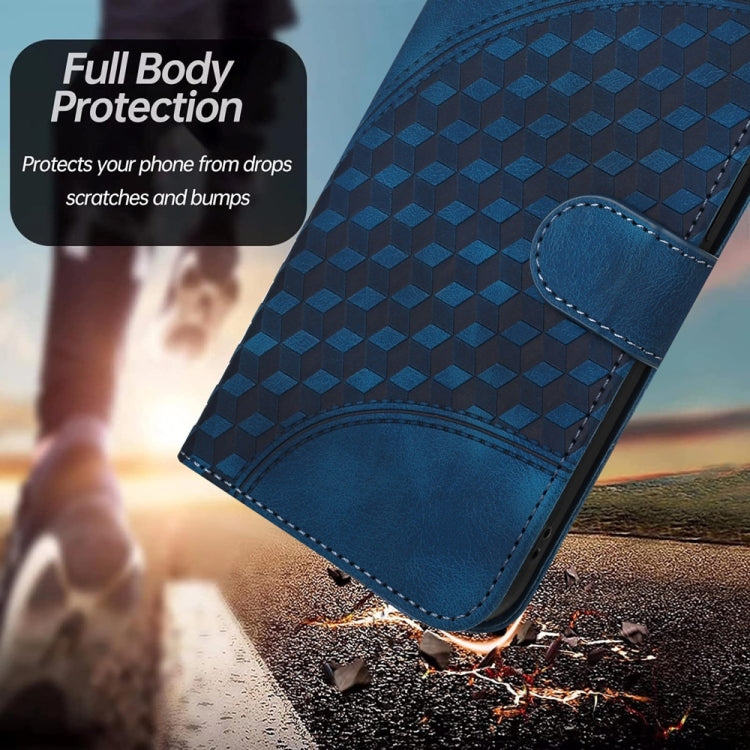 For Samsung Galaxy S25 Ultra 5G YX0060 Elephant Head Embossed Phone Leather Case with Lanyard(Royal Blue) - Galaxy S25 Ultra 5G Cases by PMC TechLife | Online Shopping South Africa | PMC TechLife | Buy Now Pay Later Mobicred