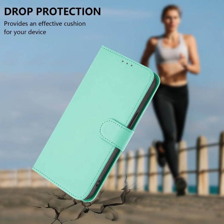For Ulefone Note 18 Ultra Skin Feel Solid Color Leather Phone Case with Lanyard(Mint Green) - Ulefone Cases by PMC Jewellery | Online Shopping South Africa | PMC Jewellery | Buy Now Pay Later Mobicred