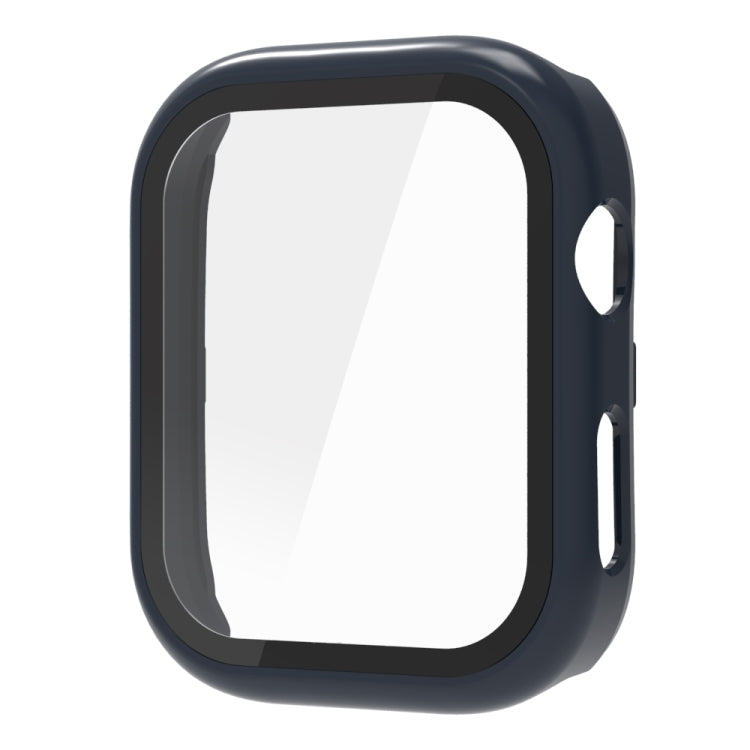 For Huawei Watch D2 Tempered Glass Film Integrated PC Watch Protective Case(Midnight Blue) - Watch Cases by PMC TechLife | Online Shopping South Africa | PMC TechLife | Buy Now Pay Later Mobicred