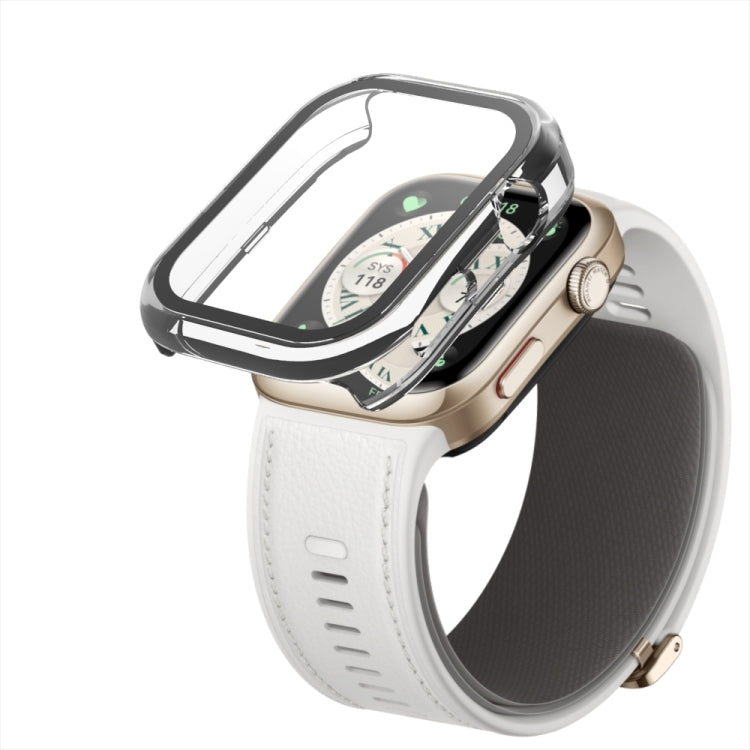 For Huawei Watch D2 Tempered Glass Film Integrated PC Watch Protective Case(Midnight Blue) - Watch Cases by PMC TechLife | Online Shopping South Africa | PMC TechLife | Buy Now Pay Later Mobicred