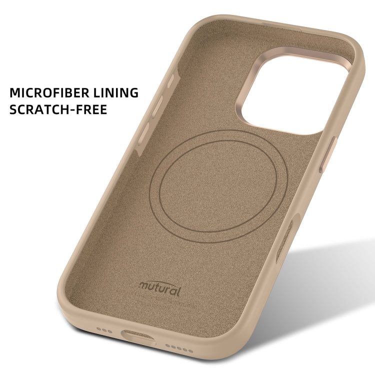 For iPhone 16 Pro Max Mutural Karen Series Liquid Silicone MagSafe Magnetic Phone Case(Black) - free shipping - PMC Jewellery - Order now!