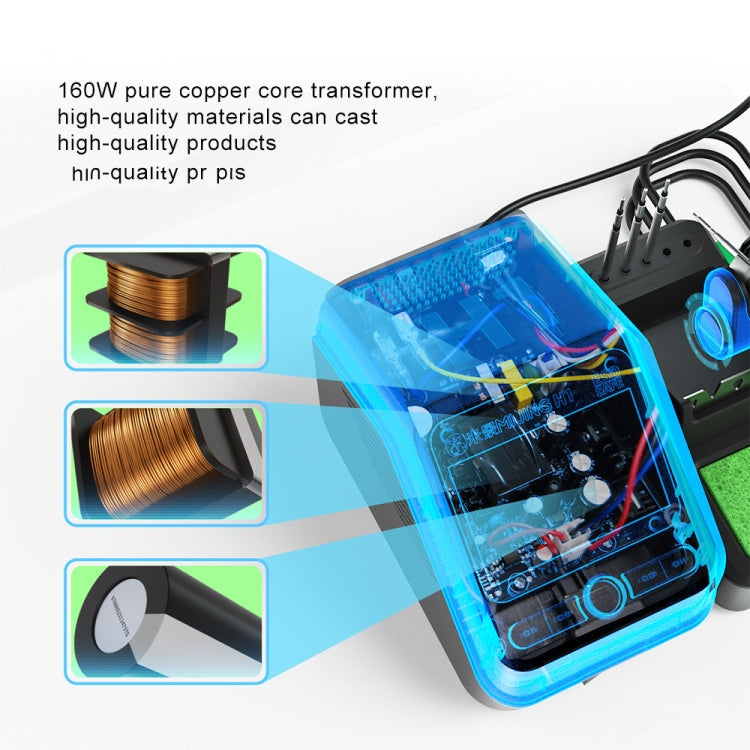 Mijing H1 Split Intelligent Temperature Control Soldering Station for Mobile Phone Repair, Plug:EU Plug - free shipping - PMc TechLife - Order now!