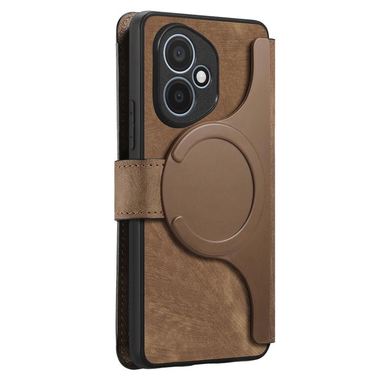 For Honor 400 Global 156.5mm CaseNeo MagSafe RFID Anti-theft Retro Leather Phone Case(Brown) - free shipping - PMC TechLife - Order now!