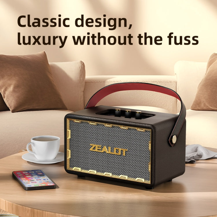 Zealot MT01 Retro Card Portable Wireless Bluetooth Speaker(Black) - free shipping - PMC Jewellery - Order now!